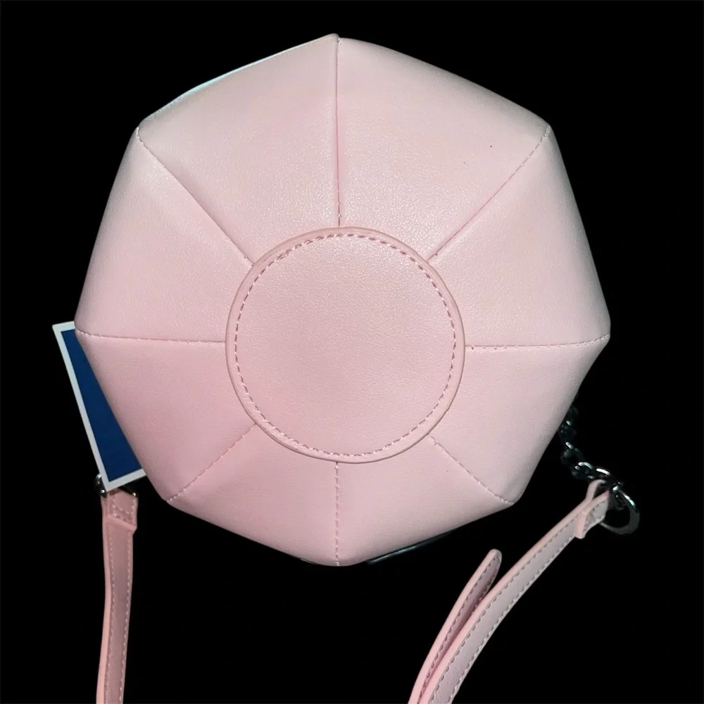 Mad Engine Round Pumpkin Jack O Lantern Handbag Purse New Halloween  NWT - Picture 5 of 11